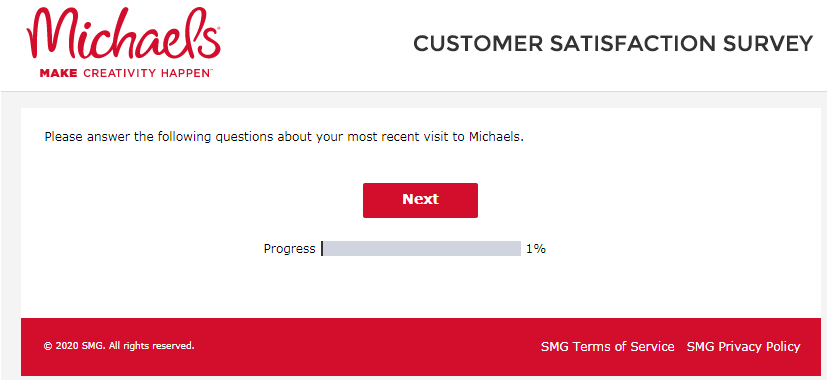 MyMichaelsVisit - Win 25% Off - Michaels Survey