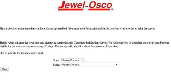 www.jewelosco.com/survey 